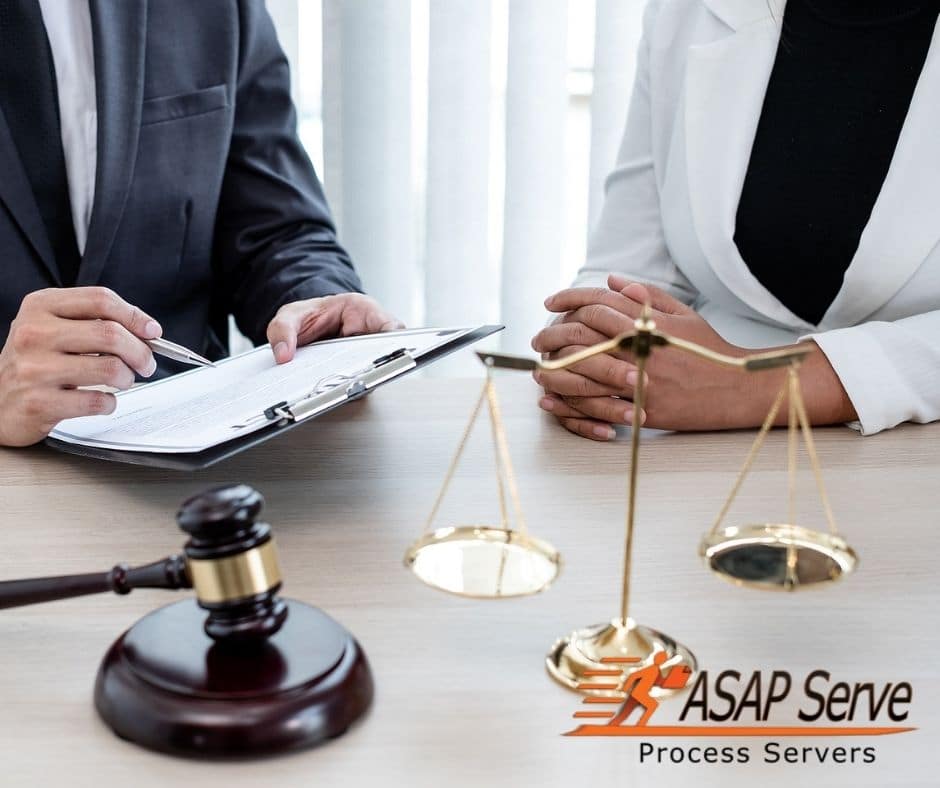 woman in meeting with a lawyer