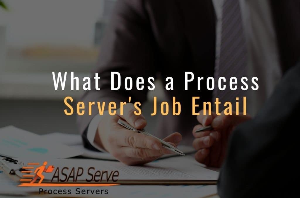 What Does a Process Server’s Job Entail?
