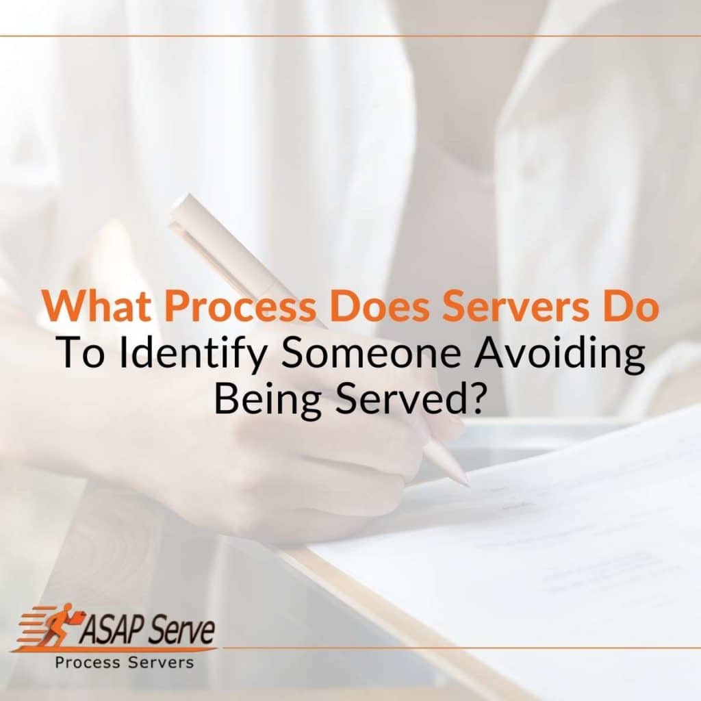 What Process Does Servers Do To Identify Someone Avoiding Being Served